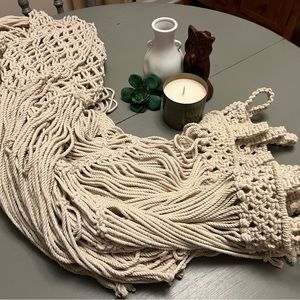 Handwoven Macrame Curtain